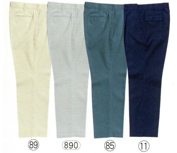 31069 スラックス（ワンタック） kurodaruma クロダルマ 春夏作業服 作業着 70～120ｃｍ ポリエステル65％・綿35％ サマーツイル