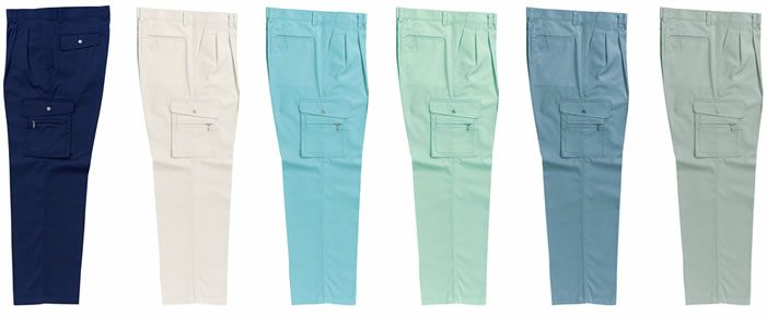 1340 カーゴパンツ（ツータック） kurodaruma クロダルマ 春夏作業服 作業着 70～116ｃｍ ポリエステル65％・綿35％ サマーツイル