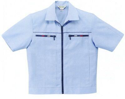 2629 半袖ジャンパー kurodaruma クロダルマ 春夏作業服 作業着 S～5L ポリエステル65％・綿35％ シルスパン