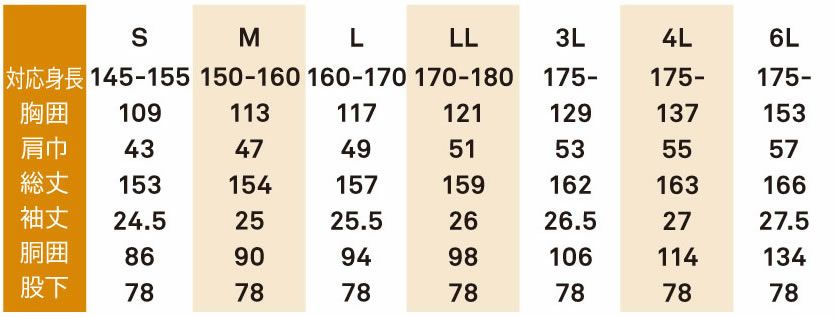 39017 半袖ツナギ服 桑和 SOWA つなぎ服・オーバーオール・ツナギ S～6L ポリエステル65％・綿35％