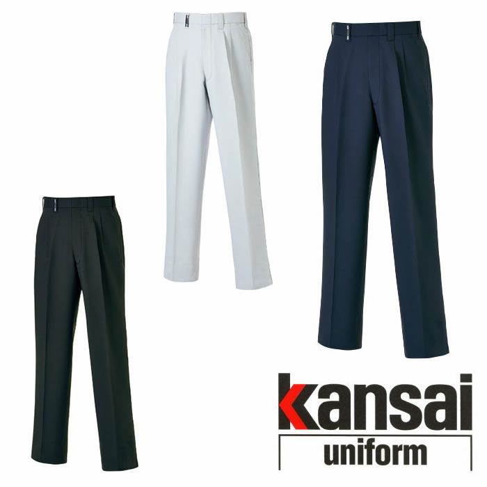 60045 K6004 KANSAIスラックス DAIRIKI KansaiUniform 秋冬 作業服 作業着 70～120 ポリエステル100％ ストレッチギャバ