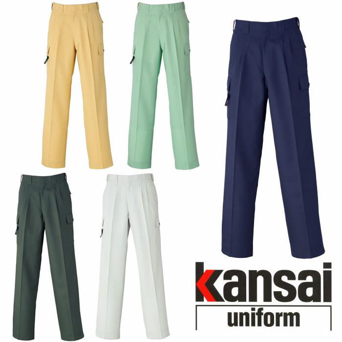 80806 K80806 KANSAIカーゴパンツ DAIRIKI KansaiUniform 秋冬 作業服 作業着 70～120cm ポリエステル80％・綿20％ エコ交織ツイル