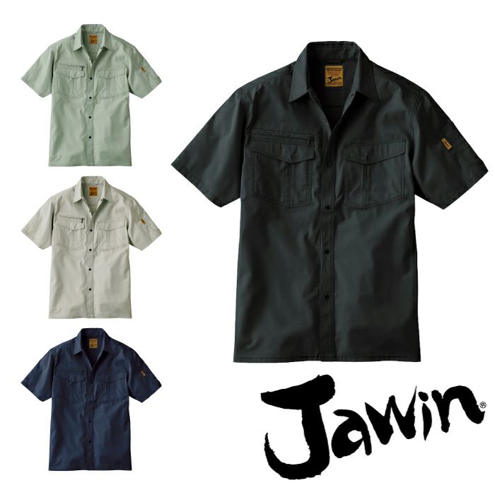 55214 半袖シャツ 自重堂 Jawin 春夏作業服 作業着 S～5L
