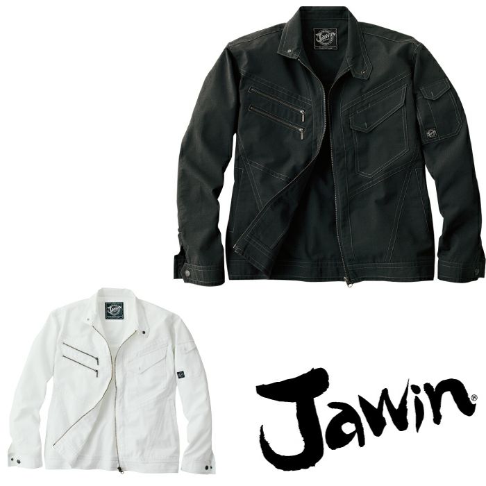 爆買いしたくなる 55400 M～4L 作業着 春夏作業服 Jawin 自重堂 長袖ジャンパー フラワー・リース