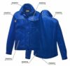 SW109 レディースフィールドジャケット ビッグボーン 秋冬作業服 作業着 S～5L ポリエステル100％