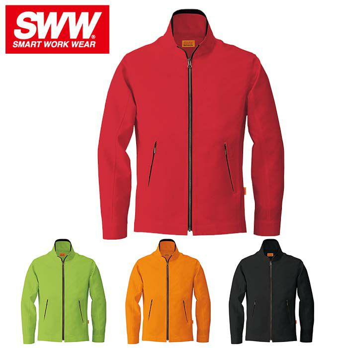 SW529 レディースシャミランジャケット ビッグボーン 春夏作業服 作業着 S～5L ポリエステル100％