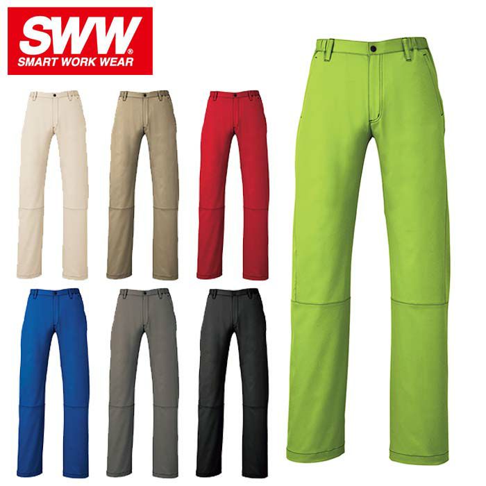 SW101 メンズギアパンツ ビッグボーン 秋冬作業服 作業着 S～5L ポリエステル100％