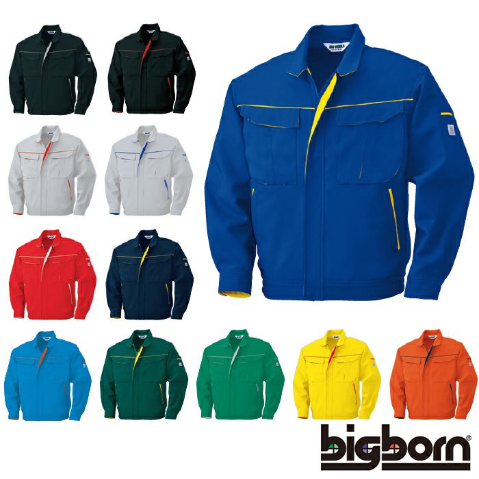 2627 ジャケット ビッグボーン 秋冬作業服 作業着 S-5L ポリエステル100％（再生ポリエステル60% 使用） 東レリサイクロン ストレッチツイル