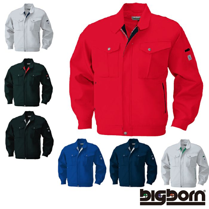 2625 ジャケット ビッグボーン 秋冬作業服 作業着 S-5L ポリエステル100％（再生ポリエステル60% 使用） 東レリサイクロン ストレッチツイル