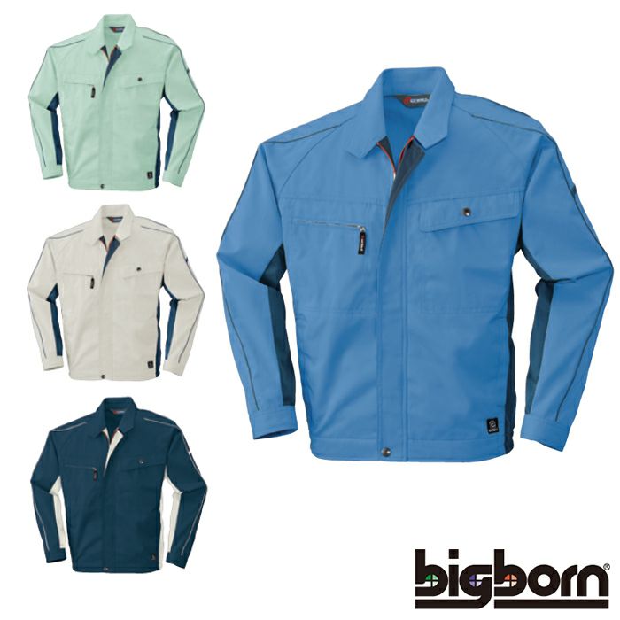 3656 ジャケット ビッグボーン 秋冬作業服 作業着 S-5L ポリエステル65％・綿35％（再生ポリエステル65％使用） エコツイル