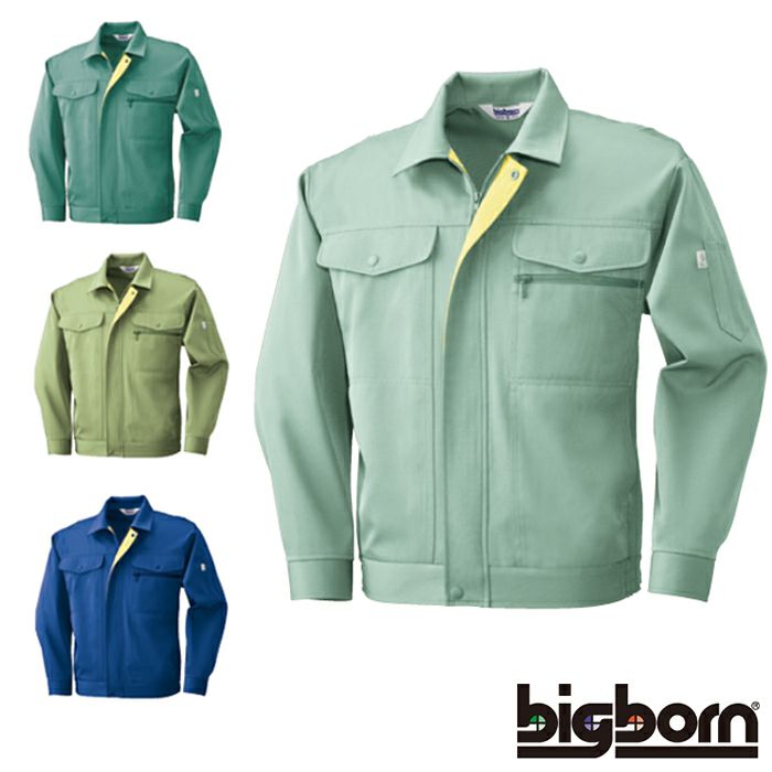 1325 ジャケット ビッグボーン 秋冬作業服 作業着 S-5L ポリエステル90％・綿10％（再生ポリエステル70% 使用） 交織ソフトツイル