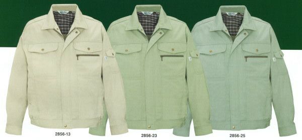 2856 ジャケット ビッグボーン 秋冬作業服 作業着 M-5L ポリエステル65％・綿35％ （再生ポリエステル65％使用）エコソフトツイル