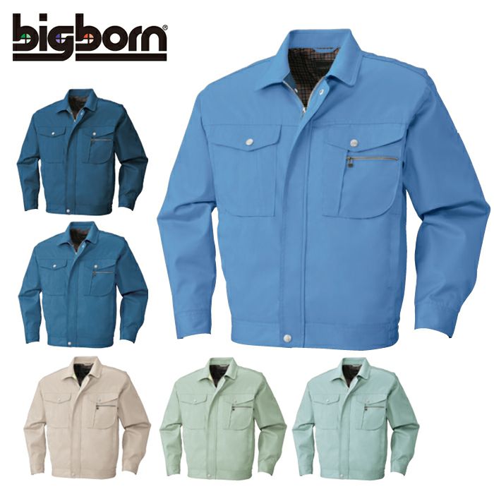 816 ジャケット ビッグボーン 秋冬作業服 作業着 S-5L ポリエステル65％・綿35％ ソフトツイル