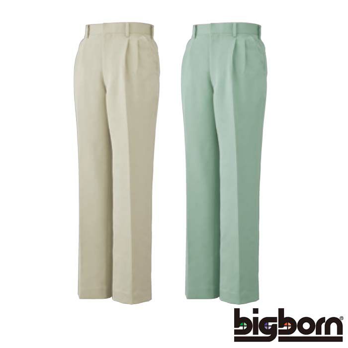 1291 ツータックパンツ ビッグボーン 秋冬作業服 作業着 70-120 ポリエステル100％ ファインツイル