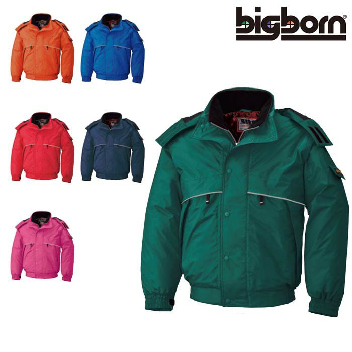 BM786 ジャケット ビッグボーン 防寒着 防寒服 SS-6L ナイロン100％　ナイロンタフタPUコーティング