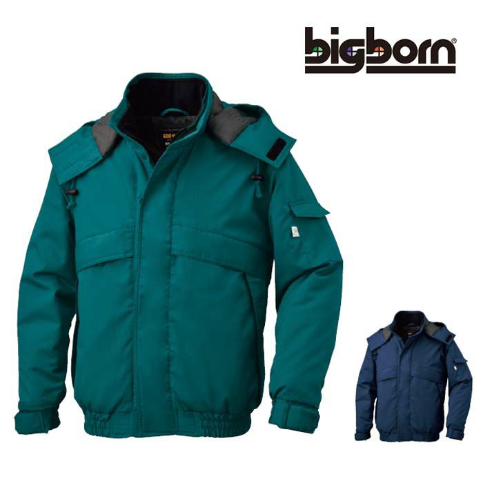 8666 ジャケット ビッグボーン 防寒着 防寒服 M-5L ポリエステル65%・綿35%（再生ポリエステル65%使用） エコサマーツイル