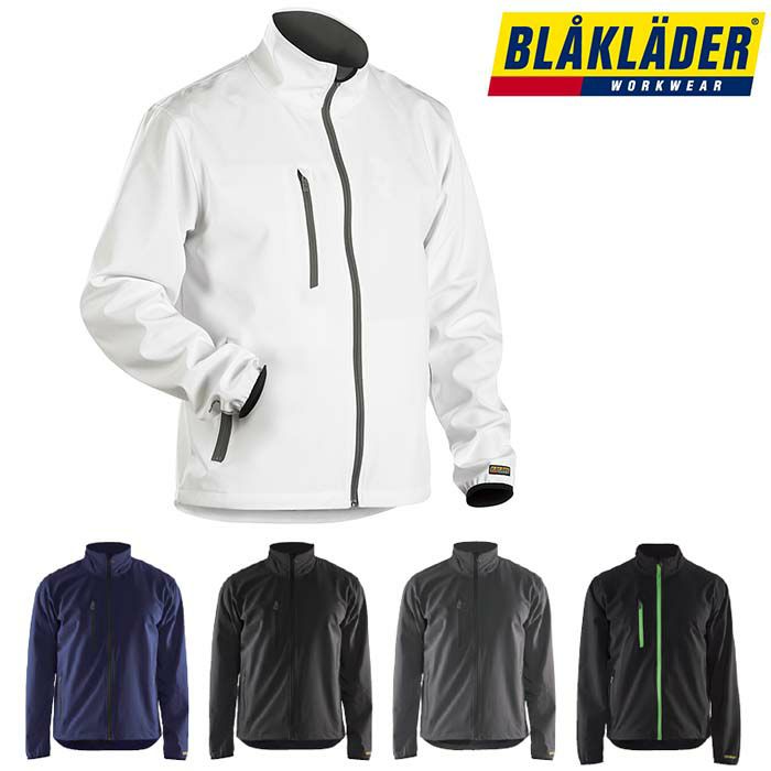 4952-2518 LIGHT SOFTSHELL JACKET ビッグボーン BLAKLADER 秋冬作業服 作業着 S-3XL ポリエステル94％・ポリウレタン6％ 3層ソフトシェル