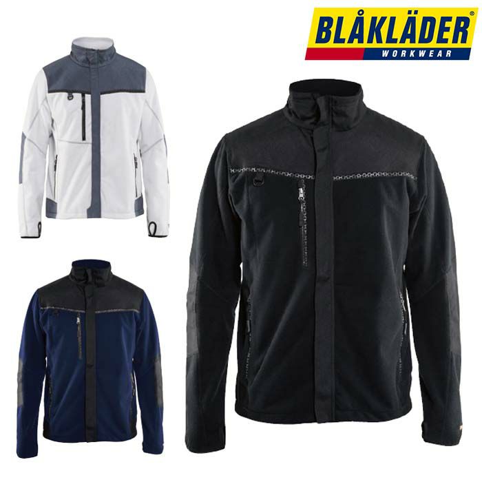 8225-2524 WINDPROOF FLEECE JACKET ビッグボーン BLAKLADER 秋冬 作業服 作業着 防寒着 防寒ウェア XS-3XL ポリエステル100% フリースニットラミネート