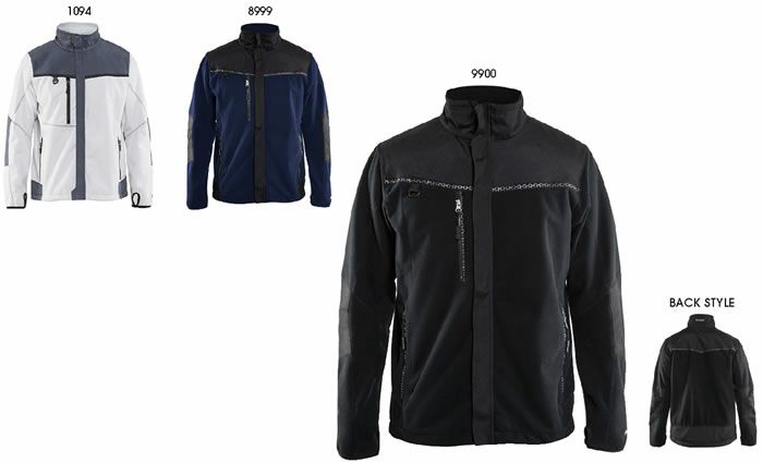 8225-2524 WINDPROOF FLEECE JACKET ビッグボーン BLAKLADER 秋冬 作業服 作業着 防寒着 防寒ウェア XS-3XL ポリエステル100% フリースニットラミネート