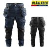 8213-1141 CRAFTSMAN TROUSERS STRETCH ビッグボーン BLAKLADER 秋冬作業服 作業着 C42-C60 綿55％・ポリエステル30％・ナイロン15％ CORDURAデニムストレッチ