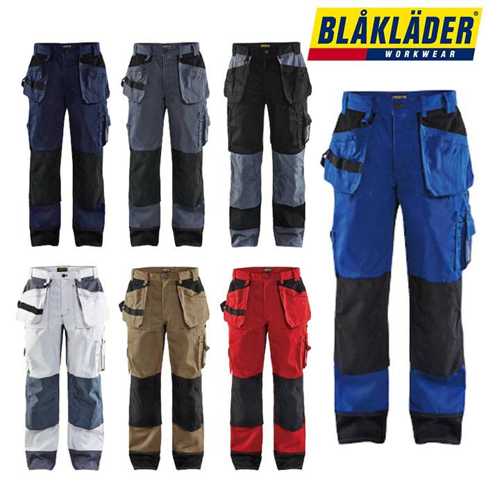 8211-1860 TROUSERS ビッグボーン BLAKLADER 秋冬作業服 作業着 C42-C60 ポリエステル65％・綿35％ T/Cツイル