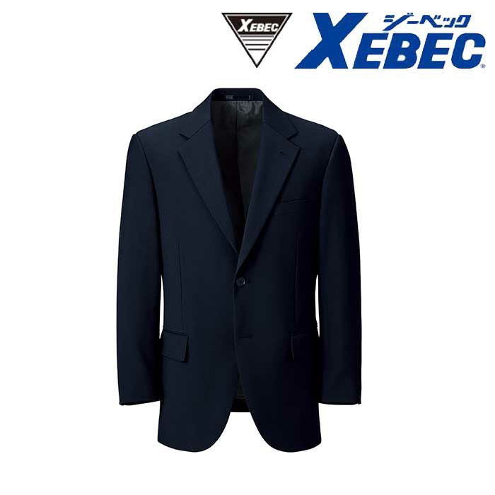 16011 エコTWジャケット XEBEC ジーベック 秋冬スーツ A3～B8 ポリエステル80％（再生ポリエステル75％）・ウール20％  T/Wサージ SSS-UNIFORM
