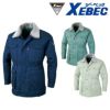 991 防寒コート XEBEC ジーベック 秋冬作業服 防寒着 M～5L （表）ポリエステル50％・綿50％（再生ポリエステル100％）　（裏）ポリエステル100％　（中綿）再生ポリエステル100％ エコツイル