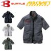 AC7146 エアークラフト半袖ブルゾン（ユニセックス） BURTLE バートル 春夏作業服 作業着 S～4L ポリエステル65％・35％ 高密度T/Cウエザークロス