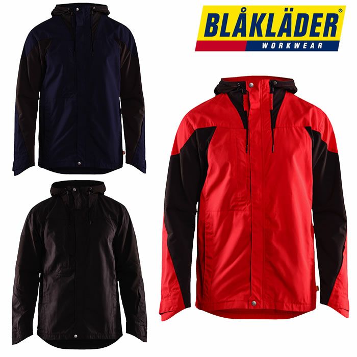 4759-1846 ALL-ROUND JACKET with STRETCH ビッグボーン BLAKLADER 秋冬作業服 作業着 XS-4XL ポリエステル65％・綿35％ ワックスコーティングツイル