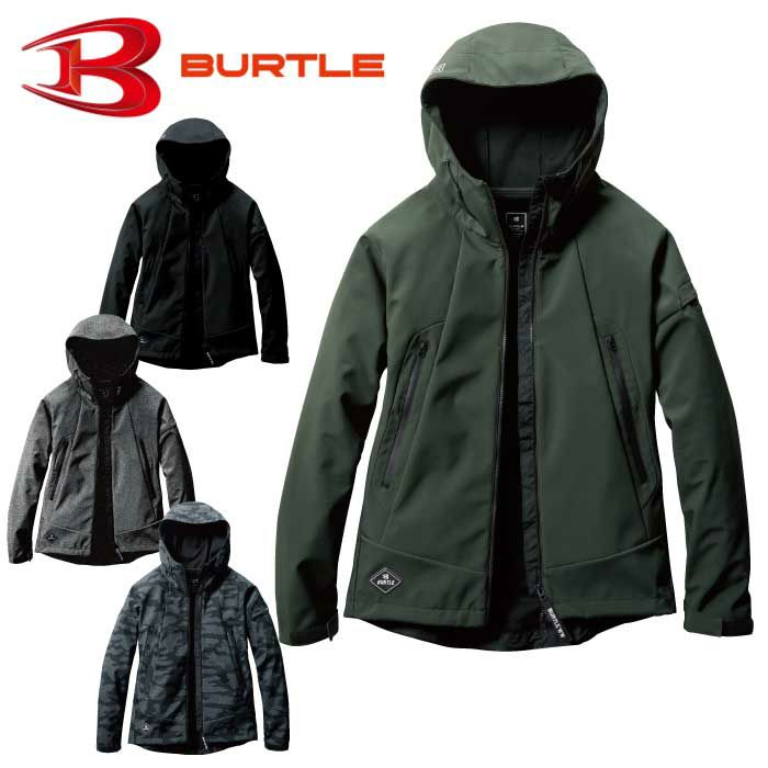 3190 フーデッドジャケット（ユニセックス） BURTLE バートル 防寒着 S～XXL ポリエステル100％ ストレッチボンディング