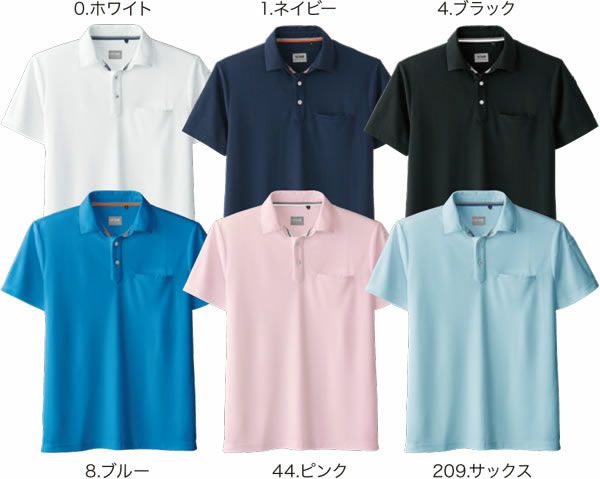 50727 半袖ポロシャツ（胸ポケット付き） SOWA 桑和 作業服 ポロシャツ 作業着 SS～6L ポリエステル100％