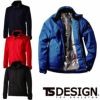 1846 メガヒートESライトウォームジャケット TSDESIGN 藤和 作業服 秋冬 防寒着 防寒服 S～6L ポリエステル100％ ESマイクロリップ