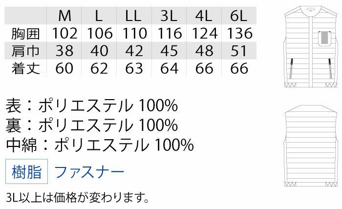8234-06 防寒ベスト 桑和 SOWA