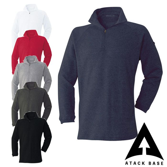 65015 裏フリースジップアップ ATACKBASE アタックベース