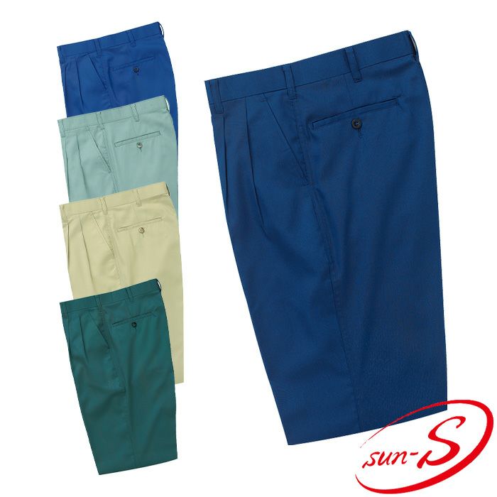 WA3540 ツータックパンツ SUN-S サンエス 秋冬作業服 70～120cm