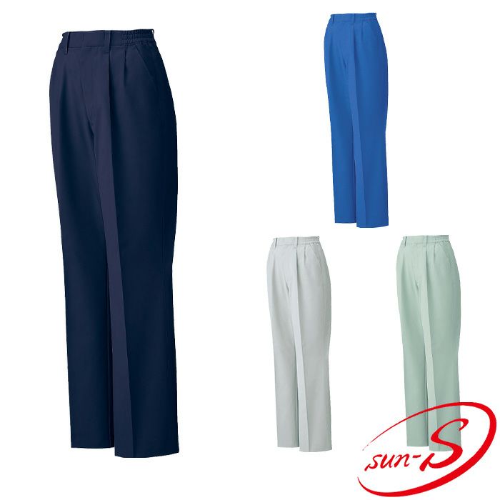 WA20558 レディースツータックパンツ SUN-S サンエス