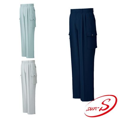 WA20664 ツータックパンツ SUN-S サンエス 秋冬作業服 WA20664 ツータックパンツ SUN-S サンエス 秋冬作業服