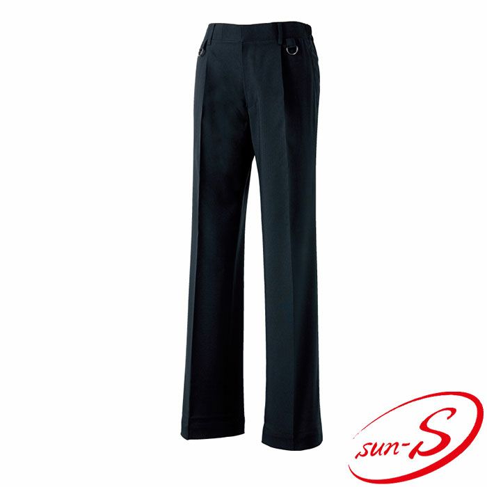 AM61131 男女兼用ワンタックパンツ（裾上げ機能付） SUN-S サンエス