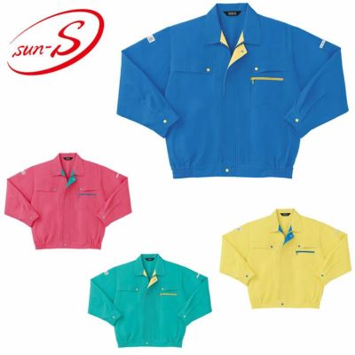 WA271 長袖コーディネートブルゾン SUN-S サンエス 春夏作業服 SS～5L