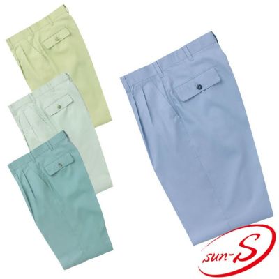 WA384 ツータックパンツ SUN-S サンエス 春夏作業服 【メーカー