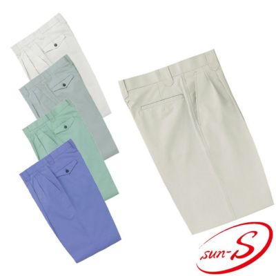脇ゴムツータックカーゴパンツ サンエス WA828 作業着