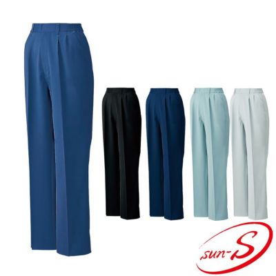 ⭐️最終価格⭐️2021春夏Alt Sunlight ⭐️パンツ未着用 WA10478 レディースツータックパンツ SUN-S サンエス 春夏作業服