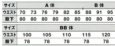 WA10664 ツータックパンツ SUN-S サンエス 春夏作業服 70～150cm ポリエステル80％・綿20％ トロピカル