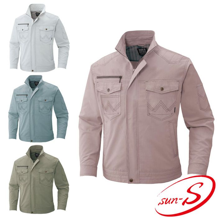 WA11611 長袖ブルゾン SUN-S サンエス 春夏作業服 