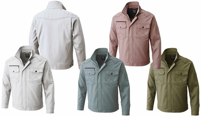 WA11611 長袖ブルゾン SUN-S サンエス 春夏作業服 S～5L ポリエステル64％・綿35％・複合繊維（ポリエステル）１％（再生ポリエステル55％） ペンタス&#174;ライトフィックス