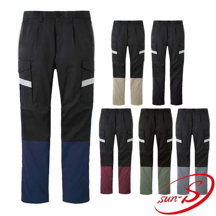 WA11805 ワンタックカーゴパンツ SUN-S サンエス 春夏作業服 70～130cm