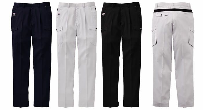 WA11815 ワンタックカーゴパンツ SUN-S サンエス 春夏作業服 70～130cm ポリエステル80％・綿20％ ストレッチハニカム