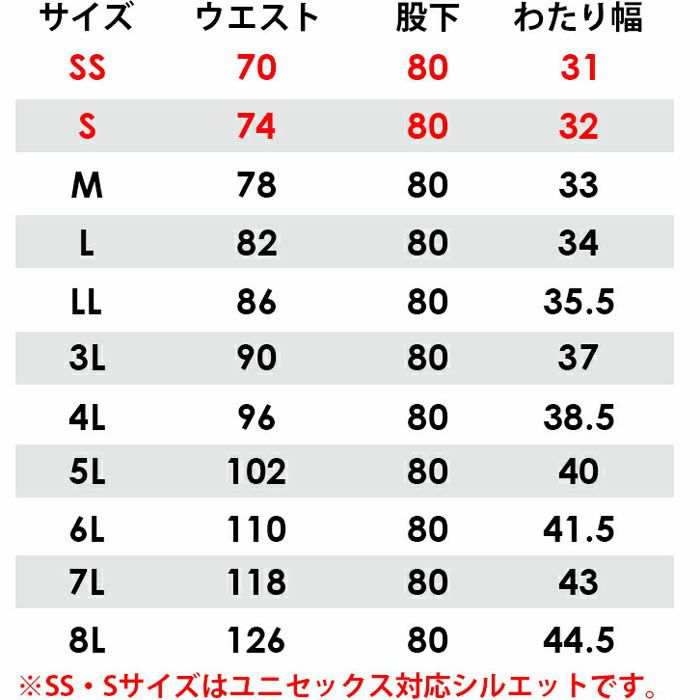 【最短即日】【加工なし】7302 カーゴパンツ（ユニセックス） BURTLE バートル
