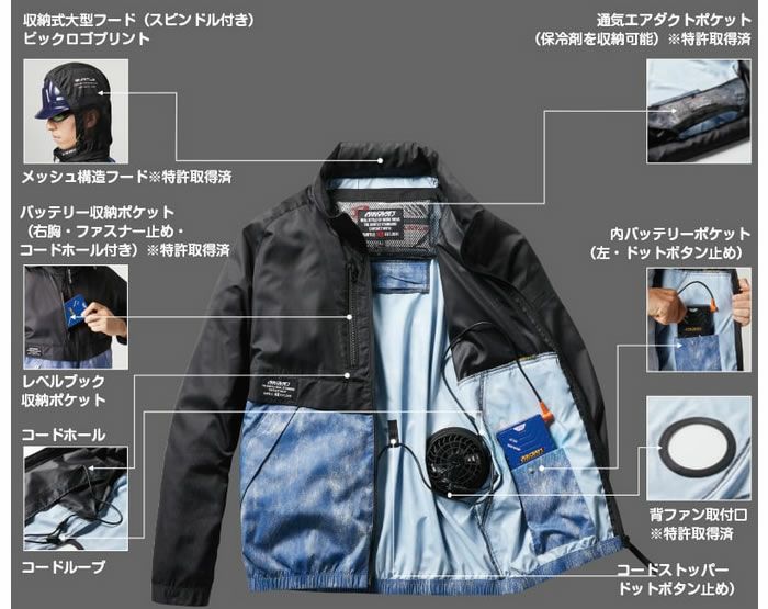 AC1171 エアークラフトブルゾン（ユニセックス） BURTLE バートル