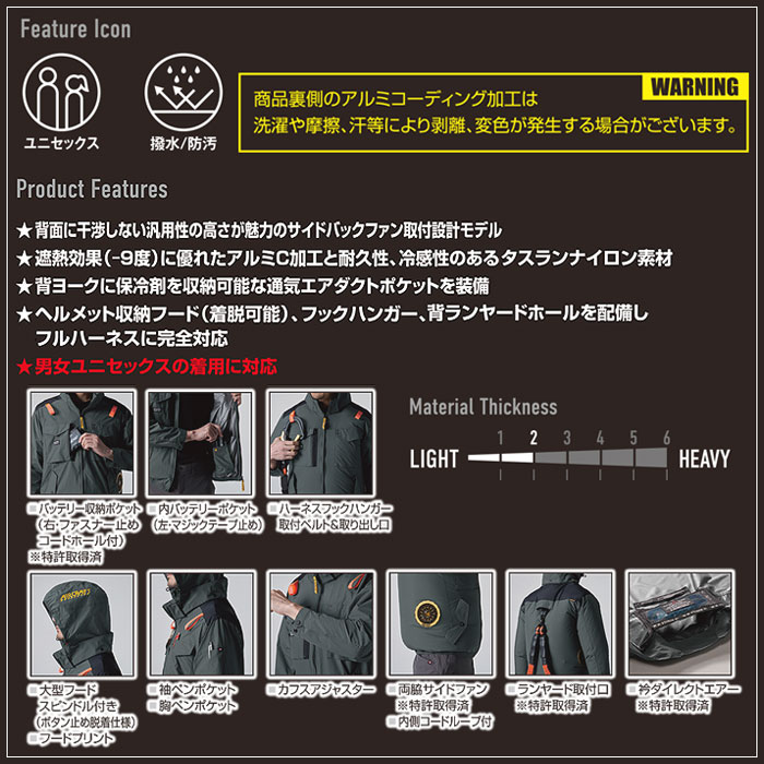 AC1151 エアークラフトタクティカルブルゾン（ユニセックス） BURTLE バートル